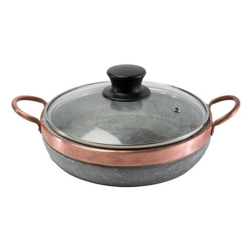 KIT PANELA + FRIGIDEIRA DE PEDRA SABÃO